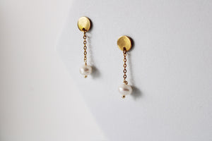 Boucles d'oreilles perles pendantes